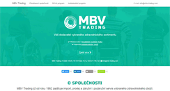 Desktop Screenshot of mbv-trading.com